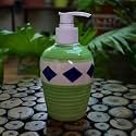 Ceramic Liquid Soap Dispenser 300 ml Tan