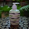 Ceramic Liquid Soap Dispenser 300 ml Green