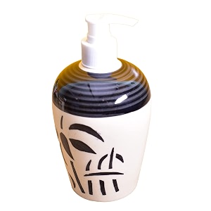 Ceramic Liquid Soap Dispenser 450 ml White
