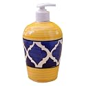 Ceramic Liquid Soap Dispenser 450 ml Yellow