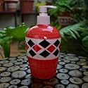 Ceramic Liquid Soap Dispenser 450 ml Coral