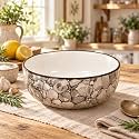 Ceramic Serving Bowl, 600 ml, Black Luster, Multipurpose Bowl for Mixing, Serving, Salad, Pasta &amp; Snacks, 1 Piece