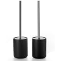 Ceramic Toilet Brush and Holder Set, Toilet Bowl Cleaner Brush