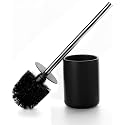Ceramic Toilet Brush and Holder Set, Toilet Bowl Cleaner Brush