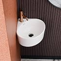 Ceramic Wall Mount Wash Basin For Bathroom