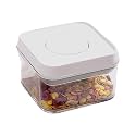 Cereal Container | Clear Sealed Jars, Clear Stackable Sealed Jar for Rice, Pet Food, Bakers, Pantry Organizers, Dried Fruit, Snacks