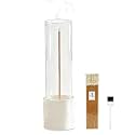 CEREMONY Incense Holder, Ceramic Incense Holder for Sticks with Glass Ash Catcher, Anti-ash Incense Burner with 20 Incense Sticks and a Ash Brush for Meditation Yoga Spa Room Decor
