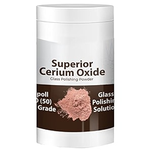 weird cerium oxide polishing powder for glass metals plastics - fine grit 120 pink glass polishing headlights windshields lenses mirrors smartphone screens sunglasses compact storage box