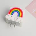 CERLINK Cable Protector with 3D Cute Pattern for iPhone Charger only 18W &amp; 20W, Data Charging Cable Wire Saver Protective Cable Cover Full Protection Cable Sleeve (Rainbow)
