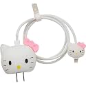 CERLINK Charger Protector for iPhone Apple Chargers 18W &amp; 20W, 3D Cute Pattern Cartoon Cable Sleeve Data Saver Protective Case Cover Silicone Full Protection (Cute Cat)