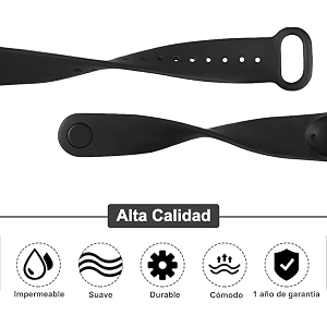 cerlink mi band 5 straps mi band 6 amazfit band 5 strap for xiaomi mi band 56 replacement smartwatch wristband sports fitness band straps strechable silicone straps pack of-6