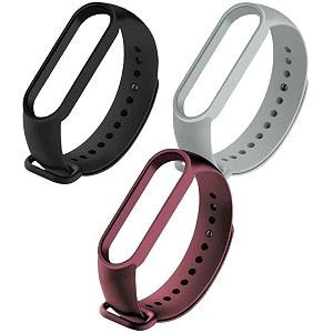 cerlink mi band 5 straps mi band 6 amazfit band 5 strap for xiaomi mi band 56 replacement smartwatch wristband sports fitness band straps strechable silicone straps pack of-6