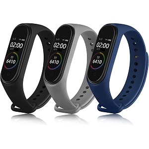 cerlink mi band 5 straps mi band 6 amazfit band 5 strap for xiaomi mi band 56 replacement smartwatch wristband sports fitness band straps strechable silicone straps pack of-6