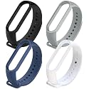 CERLINK Mi band 5 Straps Mi Band 6 Amazfit Band 5 Strap for Xiaomi Mi Band 5/6 Replacement Smartwatch Wristband Sports Fitness Band Straps Strechable Silicone Straps Pack of-6