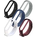 CERLINK Mi band 5 Straps Mi Band 6 Amazfit Band 5 Strap for Xiaomi Mi Band 5/6 Replacement Smartwatch Wristband Sports Fitness Band Straps Strechable Silicone Straps Pack of-6