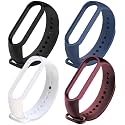CERLINK Mi band 5 Straps Mi Band 6 Amazfit Band 5 Strap for Xiaomi Mi Band 5/6 Replacement Smartwatch Wristband Sports Fitness Band Straps Strechable Silicone Straps Pack of-6