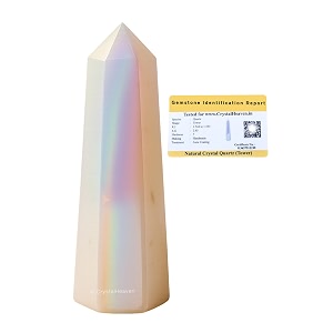 Certified Angel Aura Quartz Crystal Tower Obelisk