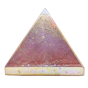 certified angel aura rose quartz pyramid - 1534 inch crystal pyramid for positive energy vastu reiki feng shui and chakra healing energy balancing