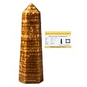 Certified Aragonite Crystal Tower Obelisk Point for