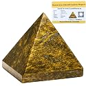 Certified Bronzite Pyramid - 1.5" Inch Crystal Pyramid for Positive Energy, Vastu, Reiki, Feng Shui and Chakra Healing Energy Balancing