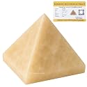 Certified Cream Moonstone Pyramid - 1.5" Inch Crystal Pyramid for Positive Energy, Vastu, Reiki, Feng Shui and Chakra Healing Energy Balancing