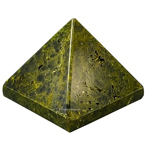 certified green tourmaline in matrix pyramid - 234 inch crystal pyramid for positive energy vastu reiki feng shui and chakra healing energy balancing