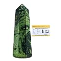 Certified Kambaba Jasper Crystal Tower Obelisk Point