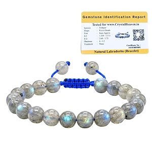 certified labradorite bracelet for women men with healing crystal and reiki stone - beautiful gemstone adjustable beaded bracelet for balance harmony amp positive energy