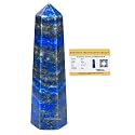 Certified Lapis Lazuli Crystal Tower Obelisk Point