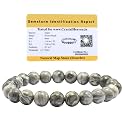 Certified Map Stone Bracelet for Women Men with Healing Crystal and Reiki Stone - Beautiful Gemstone Faceted Beaded Bracelet for Balance, Harmony &amp; Positive Energy
