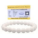 Certified Mother Of Pearl Bracelet For Women Men With Healing Crystal