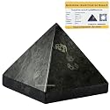 Certified Nuummite Pyramid - 2" Inch Crystal Pyramid for Positive Energy, Vastu, Reiki, Feng Shui and Chakra Healing Energy Balancing