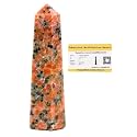 Certified Pink Calcite Crystal Tower Obelisk Point
