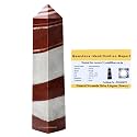 Certified Shiva Lingam Narmada Stone Crystal Tower