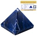 Certified Sodalite Pyramid - 2" Inch Crystal Pyramid for Positive Energy, Vastu, Reiki, Feng Shui and Chakra Healing Energy Balancing