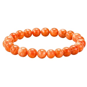 certified sunstone bracelet for women men with healing crystal