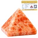 Certified Sunstone Pyramid - 2" Inch Crystal Pyramid for Positive Energy, Vastu, Reiki, Feng Shui and Chakra Healing Energy Balancing