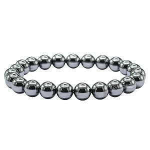 certified terahertz stone bracelet for women men with healing crystal and reiki stone - beautiful gemstone beaded bracelet for balance harmony amp positive energy