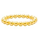 Certified Yellow Pearl Bracelet for Women Men with Healing Crystal and Reiki Stone - Beautiful Pearl Beaded Bracelet for Balance, Harmony &amp; Positive Energy