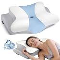 Cervical Neck Pillow for Pain Relief - Ergonomic Pillow Side Sleeper Pillow for Sleeping, Orthopedic Memory Foam Pillow for Neck Support, Contour Cervical Pillow Bed Pillow for Back Stomach Sleepers