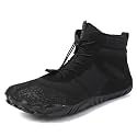 CERYTHRINA Men Women Barefoot Shoes Winter Wide Toe Box Walking Boots Plush Lined Warm Snow Boots Outdoor Anti-Slip Ankle Boots