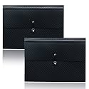 Cesil 2Pcs 13 Pockets Accordion File Organizer Expanding File Folders