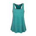 Cestyle Racerback Workout Tank Tops for Women Long Flowy Sleeveless Top