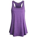 Cestyle Racerback Workout Tank Tops for Women Long Flowy Sleeveless Top