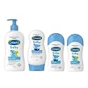 Cetaphil Baby Daily Lotion, 400ml, Baby Shampoo and Wash, 230 ml, Shampoo-200 ml, and Massage Oil-200 ml (Pack of 4) - Combo