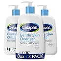 Cetaphil Gentle Cleanser, Hydrating Face Wash, Sensitive Skin, 8oz, 3ct