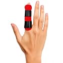 Cetaplast Premium Neoprene Finger Splint with Adjustable Stabilizing Strap - Original Finger Straightener & Support Brace for Broken, Sprained, Swollen Fingers, Arthritis & Tendinitis (Red)