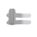 Cetaplast Premium Neoprene Finger Splint with Adjustable Stabilizing Strap - Original Finger Straightener &amp; Support Brace for Broken, Sprained, Swollen Fingers, Arthritis &amp; Tendinitis (Light Grey)