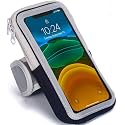 CEUTA Waterproof Sport Armband, Unisex Running Jogging Gym Arm Band Case, Mobile for Fitness Exercise with Adjustable Elastic, All Smart Phones - Support Upto 6 inches (Black)