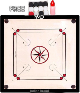 cf sports large 32 inches wooden carrom board with crystal coins st_carrom-cd-1126 80 cm carrom board